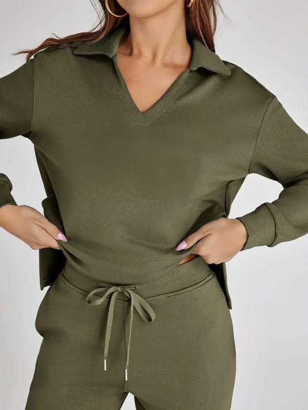 Boden | Conjunto casual de 2 piezas de manga larga