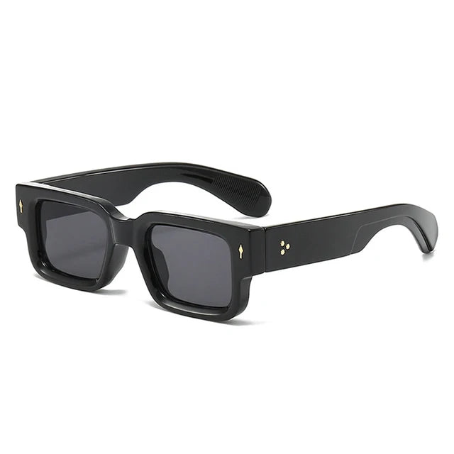 Zonnebril - Vintage & Rivet-Design - UV400 Bescherming & Gradient Lens