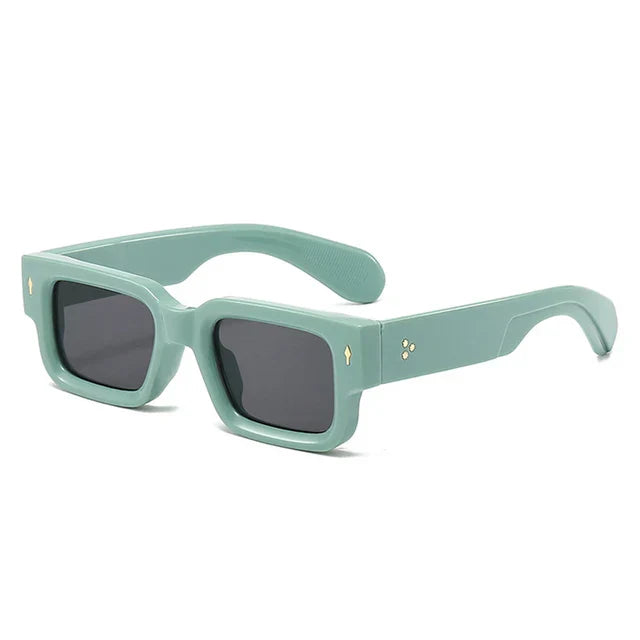 Zonnebril - Vintage & Rivet-Design - UV400 Bescherming & Gradient Lens