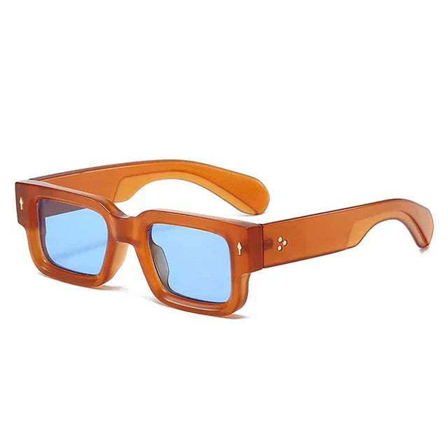 Zonnebril - Vintage & Rivet-Design - UV400 Bescherming & Gradient Lens