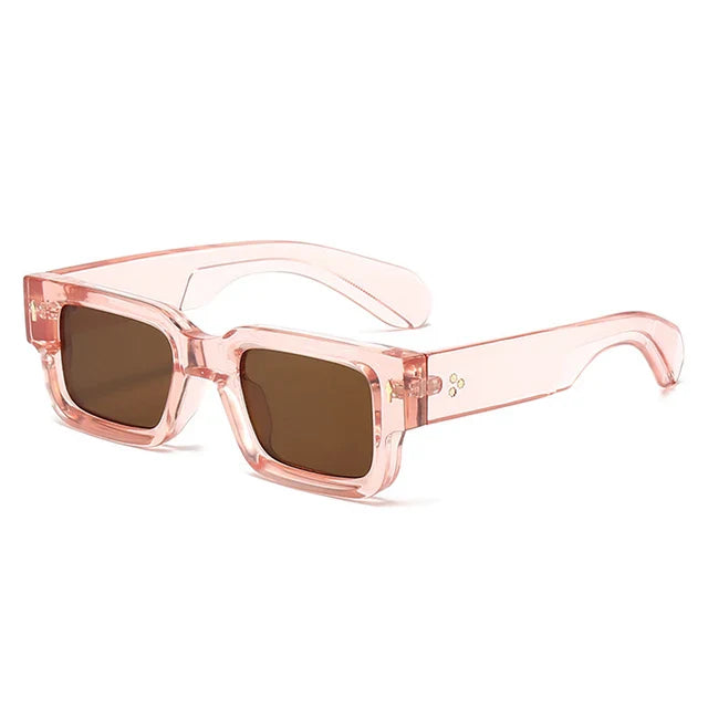 Zonnebril - Vintage & Rivet-Design - UV400 Bescherming & Gradient Lens