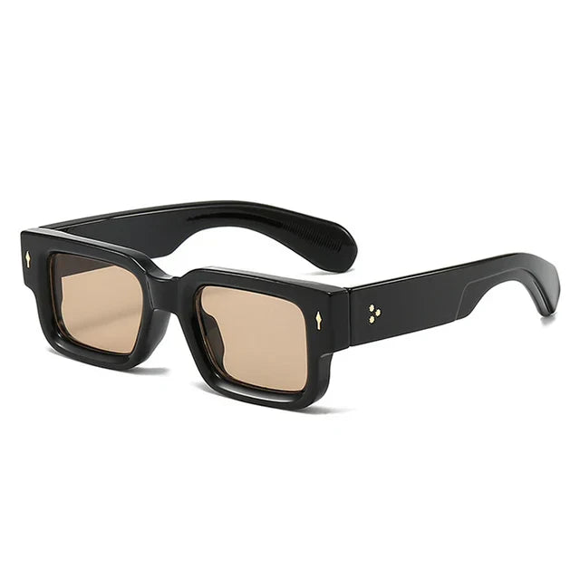 Zonnebril - Vintage & Rivet-Design - UV400 Bescherming & Gradient Lens