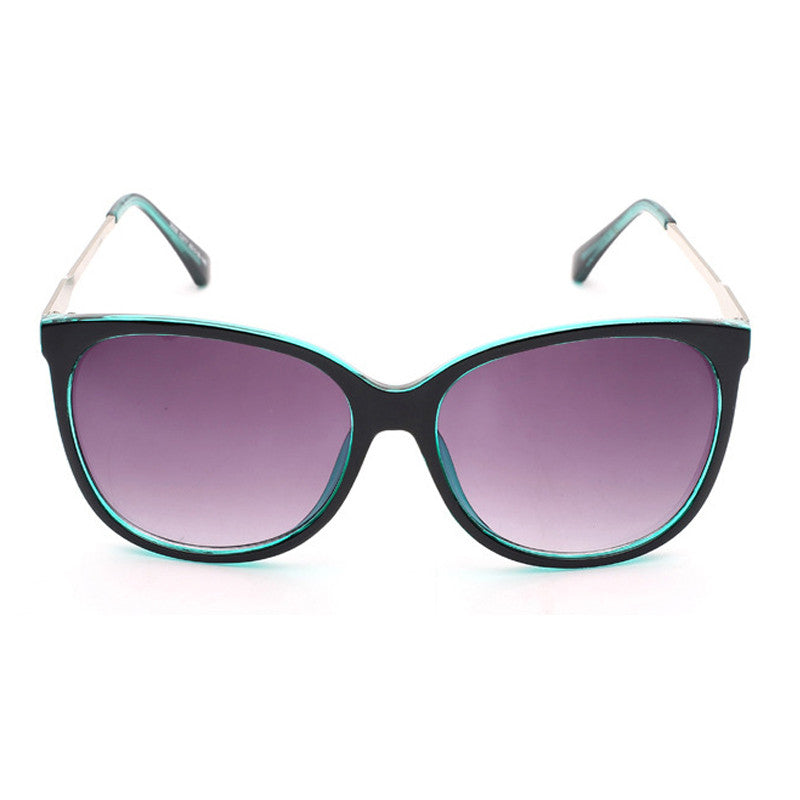 Übergroße runde Retro-Sonnenbrille