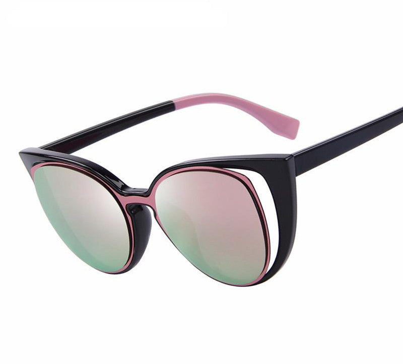 Retro-Sonnenbrille mit Piercing