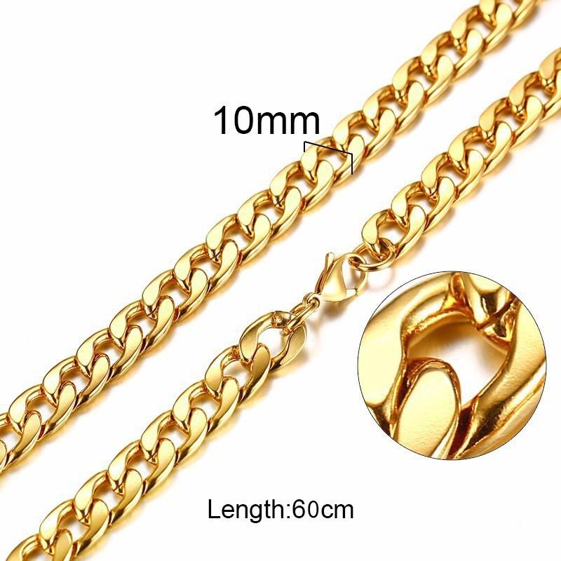 SOLID CURB CHAIN STAINLESS STEEL CHAIN