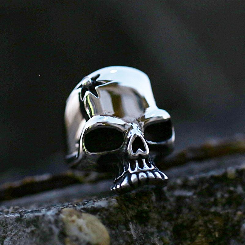 VIKING SKULL STAINLESSS STEEL RING