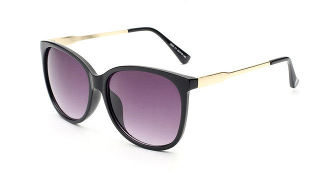 Übergroße runde Retro-Sonnenbrille