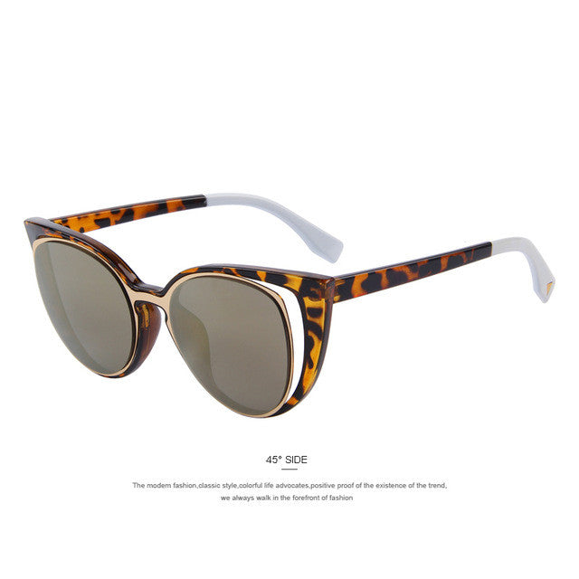 Retro-Sonnenbrille mit Piercing
