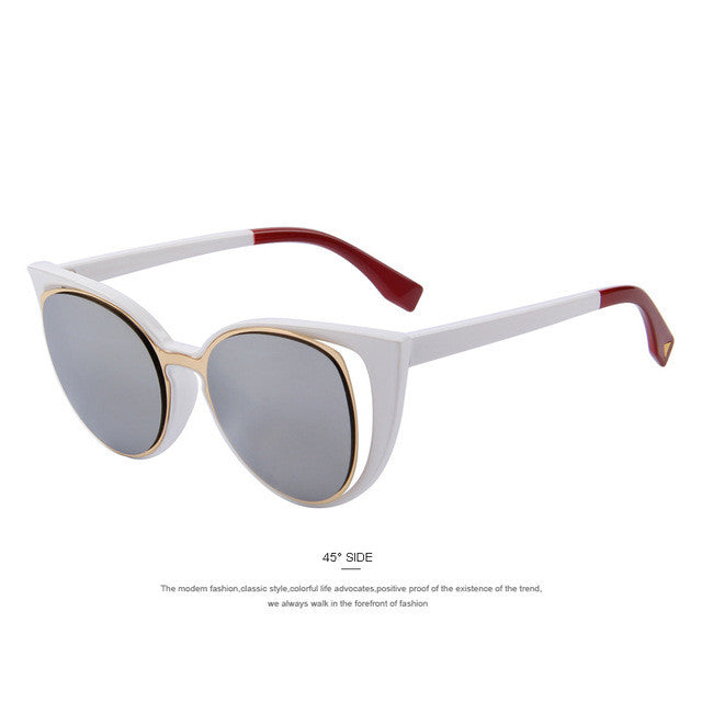 Retro-Sonnenbrille mit Piercing