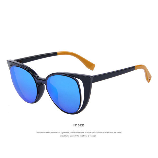 Retro-Sonnenbrille mit Piercing