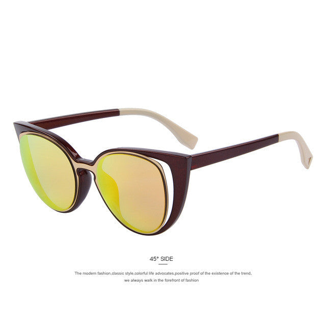 Retro-Sonnenbrille mit Piercing