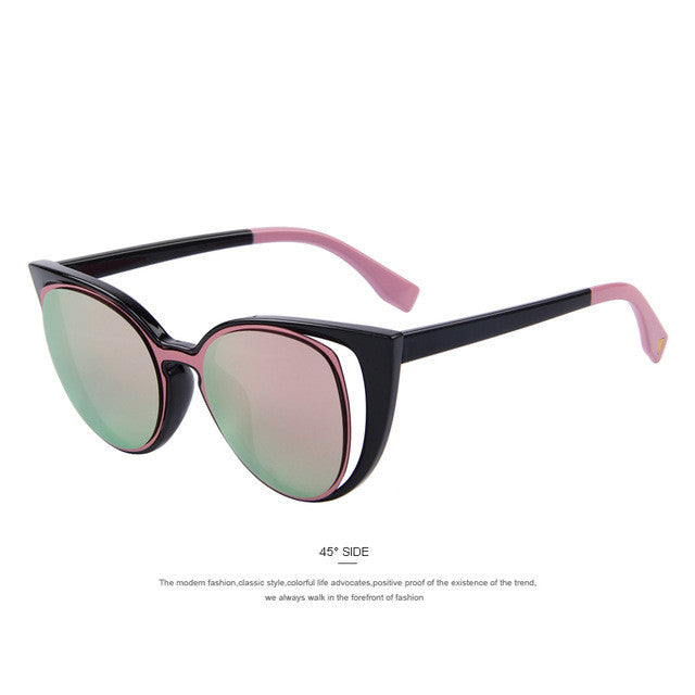 Retro-Sonnenbrille mit Piercing