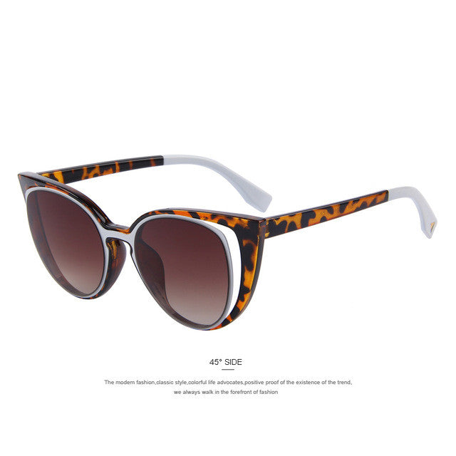 Retro-Sonnenbrille mit Piercing