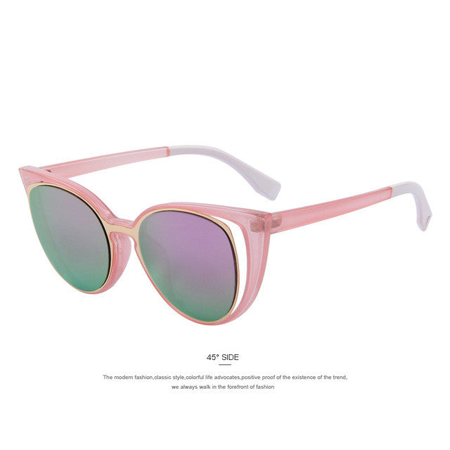 Retro-Sonnenbrille mit Piercing