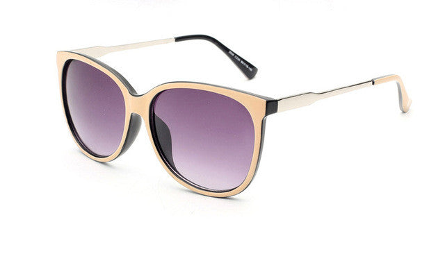 Übergroße runde Retro-Sonnenbrille