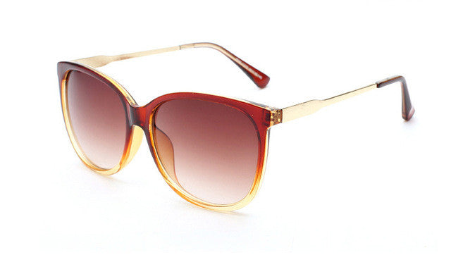 Übergroße runde Retro-Sonnenbrille