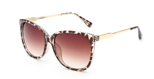 Übergroße runde Retro-Sonnenbrille