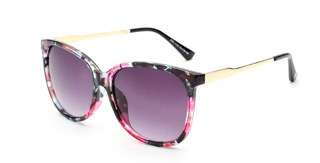 Übergroße runde Retro-Sonnenbrille