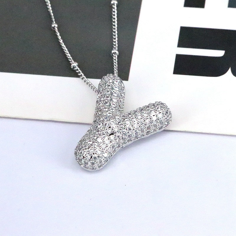 Bubble Letter Necklace