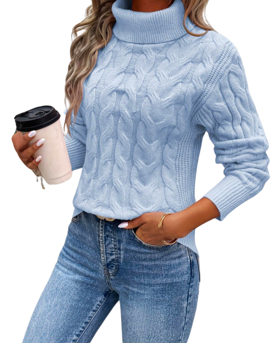 Giorgia - Warm women's knitted sweater