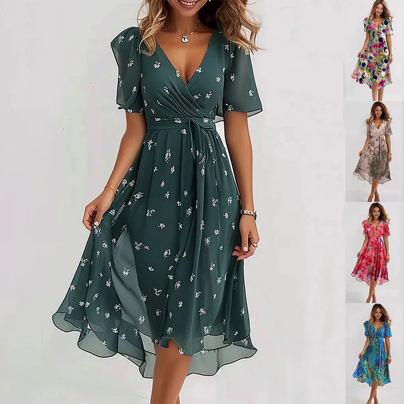 Grace™ Elegantes Kurzarmkleid