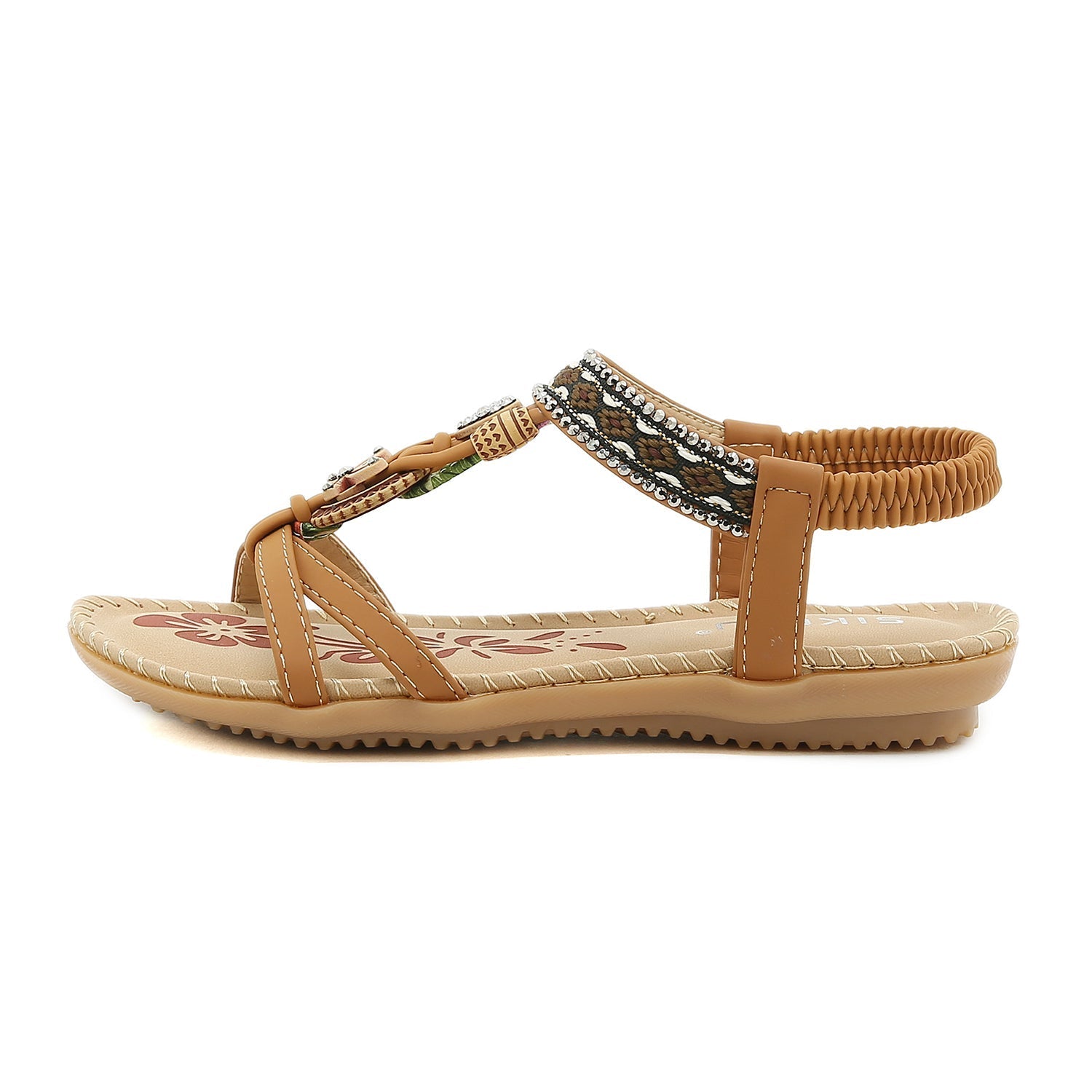 Boho inspirierte Slingback-Sandalen - SIKETU