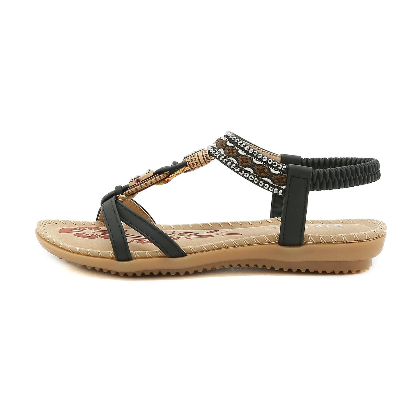 Sandalias con tiras cruzadas de inspiración boho - SIKETU