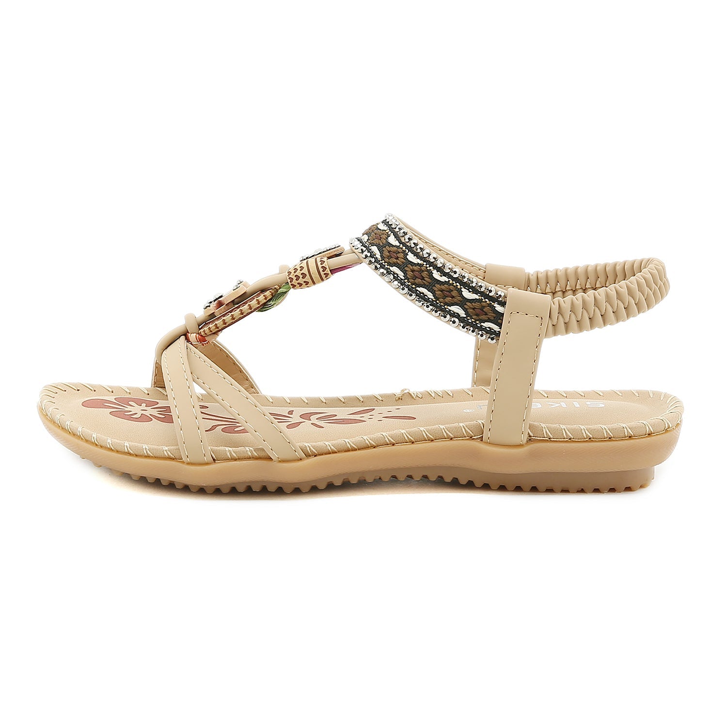 Boho inspirierte Slingback-Sandalen - SIKETU