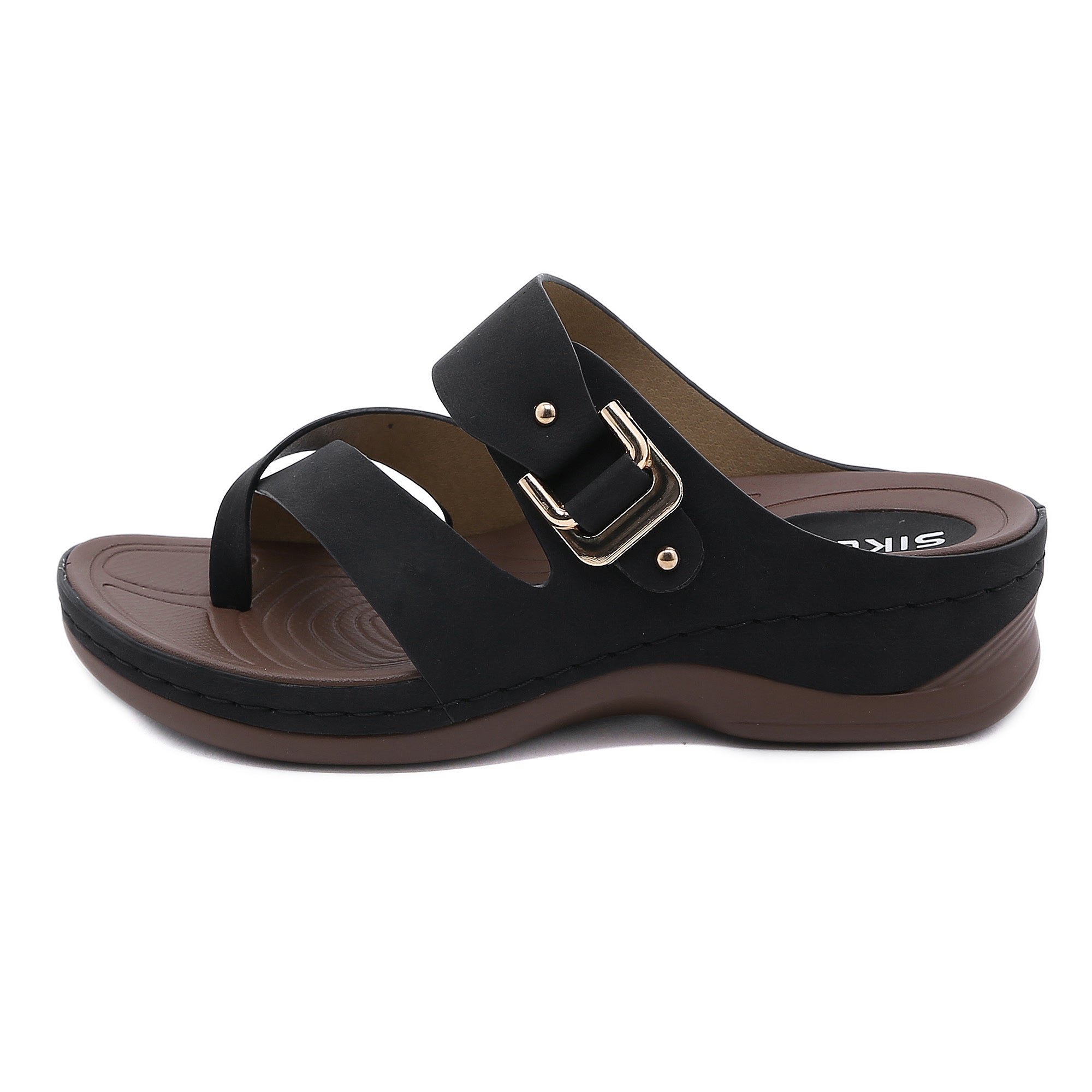 Comfort Slip-On Strappy Sandals Slides - SIKETU