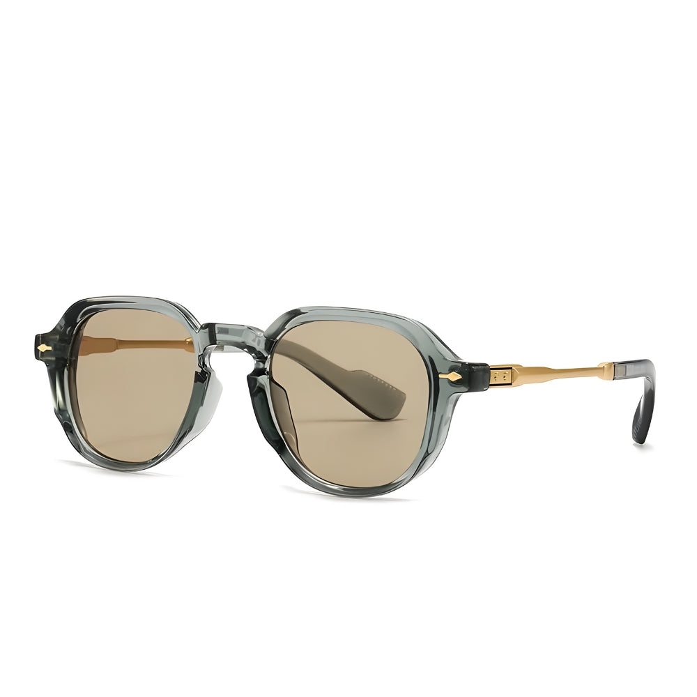 Turino Zonnebril - Retro - Gouden Accenten