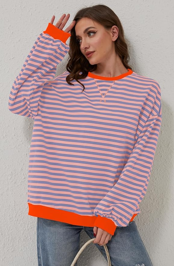 MANA | Striped oversized sweater