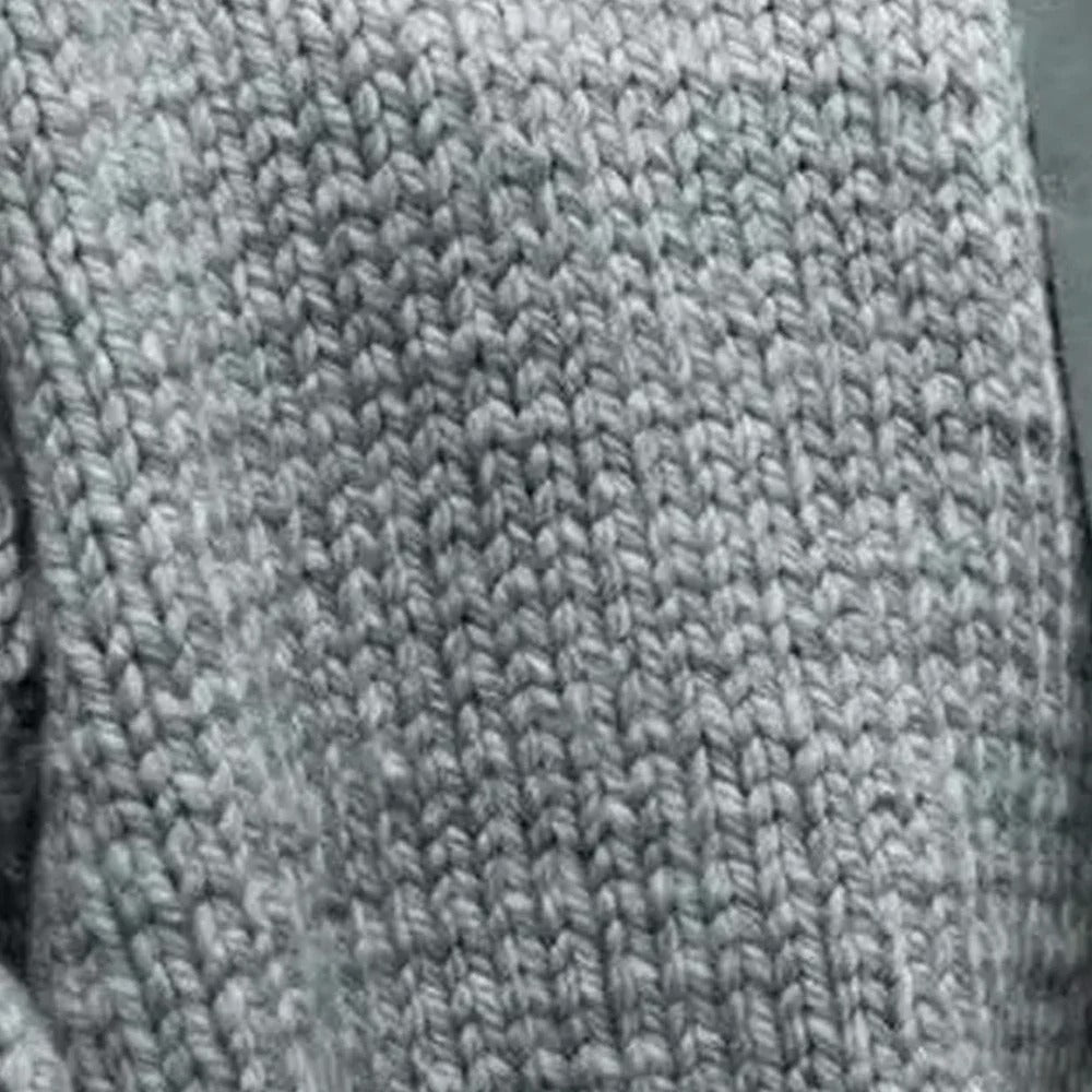Stella - Lässiger Strickpullover mit halblangem Kragen 