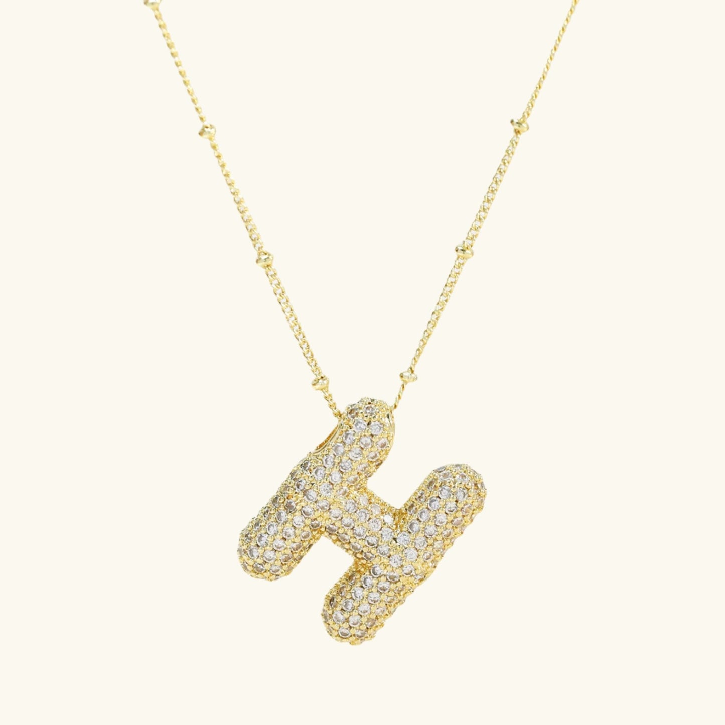 Bubble Letter Necklace