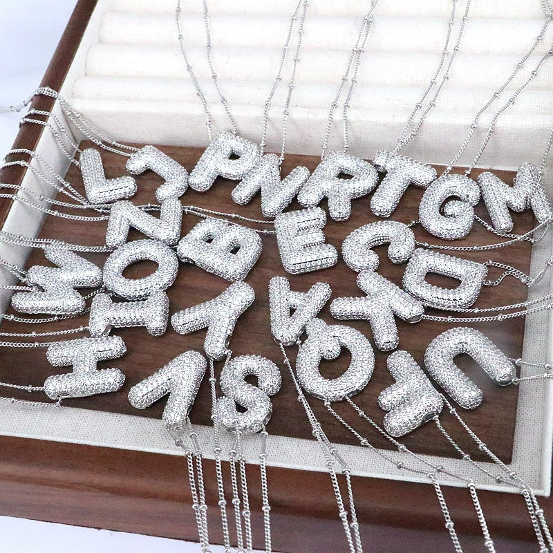 Bubble Letter Necklace