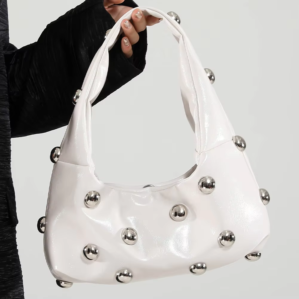 Shoulder bag with rivets "Roxy"