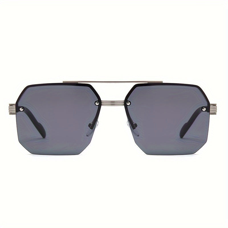 Geometrische Vintage-Zonnebrille – Stijlvol &amp; Uniek