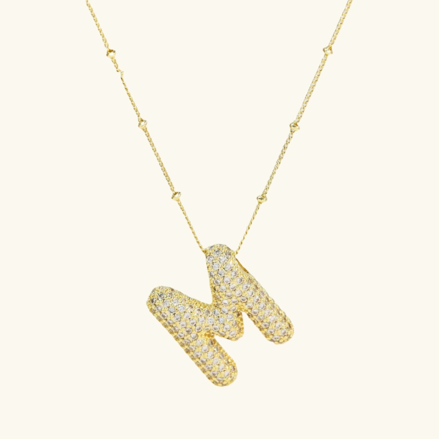 Bubble Letter Necklace