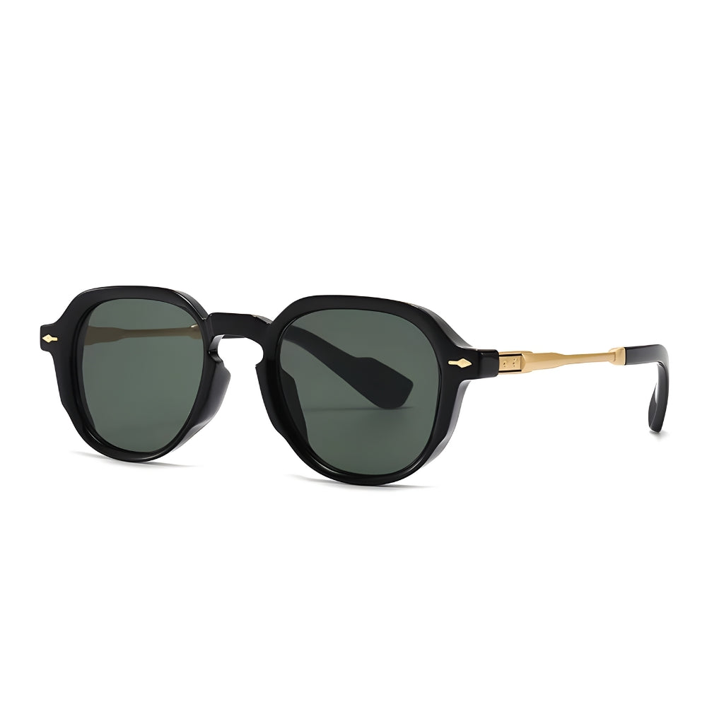 Turino Zonnebril - Retro - Gouden Accenten