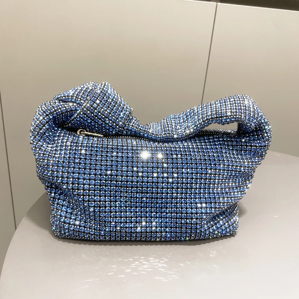 Bolso de mano con nudo "Sparkle"