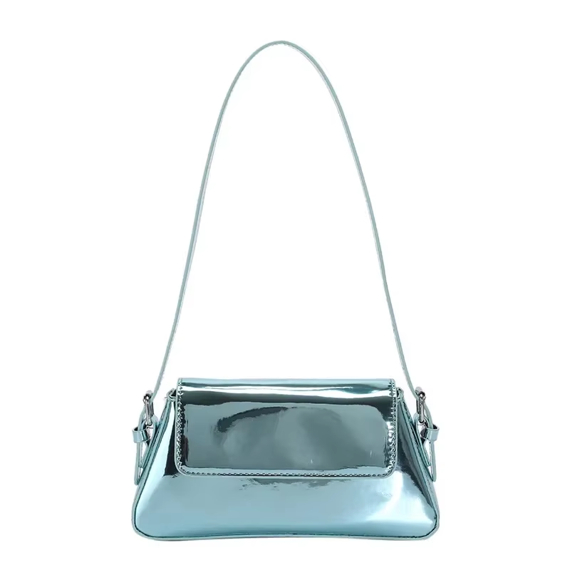 Shoulder bag "Lucina", high gloss