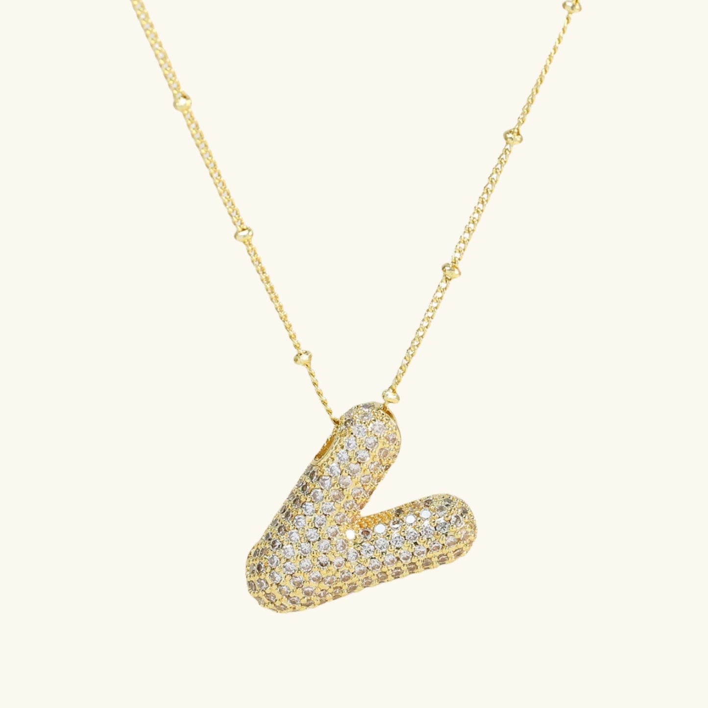 Bubble Letter Necklace