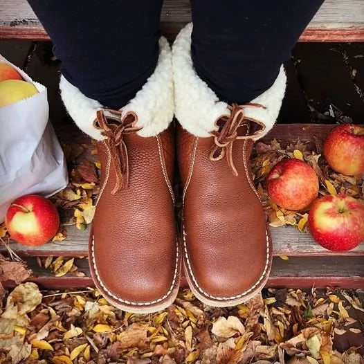 Charlot™ | Botas de piel con forro de lana