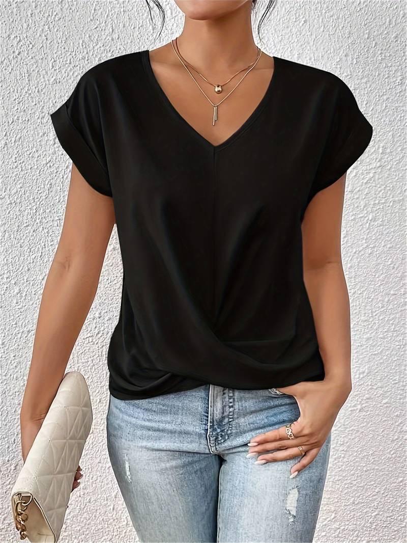 Leilani™ | Elegant ladies' top with short sleeves