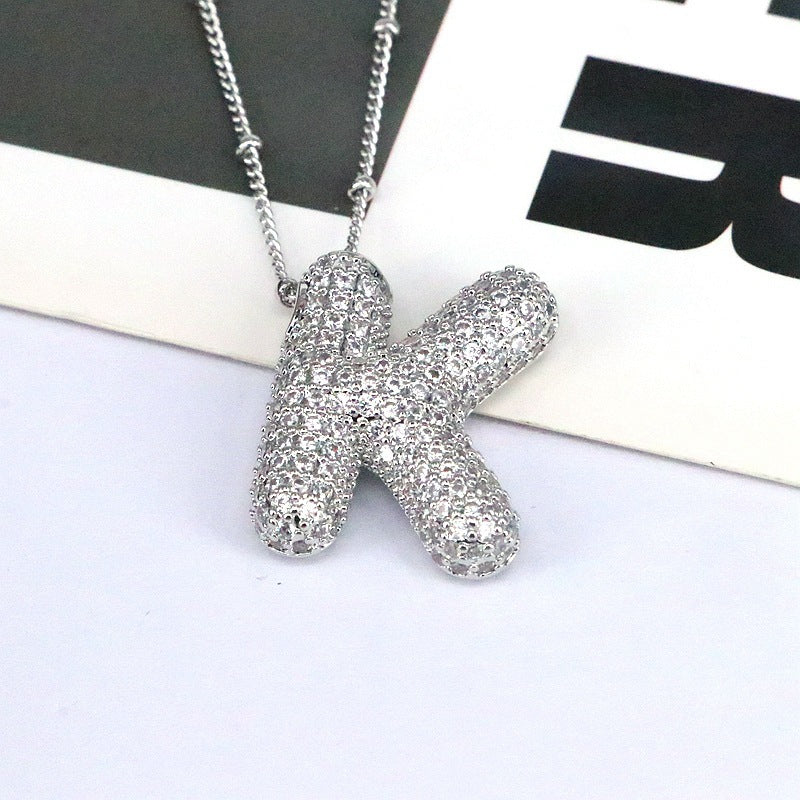 Bubble Letter Necklace