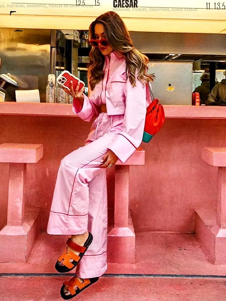 Vera | Viral Fashionable Pink Suit