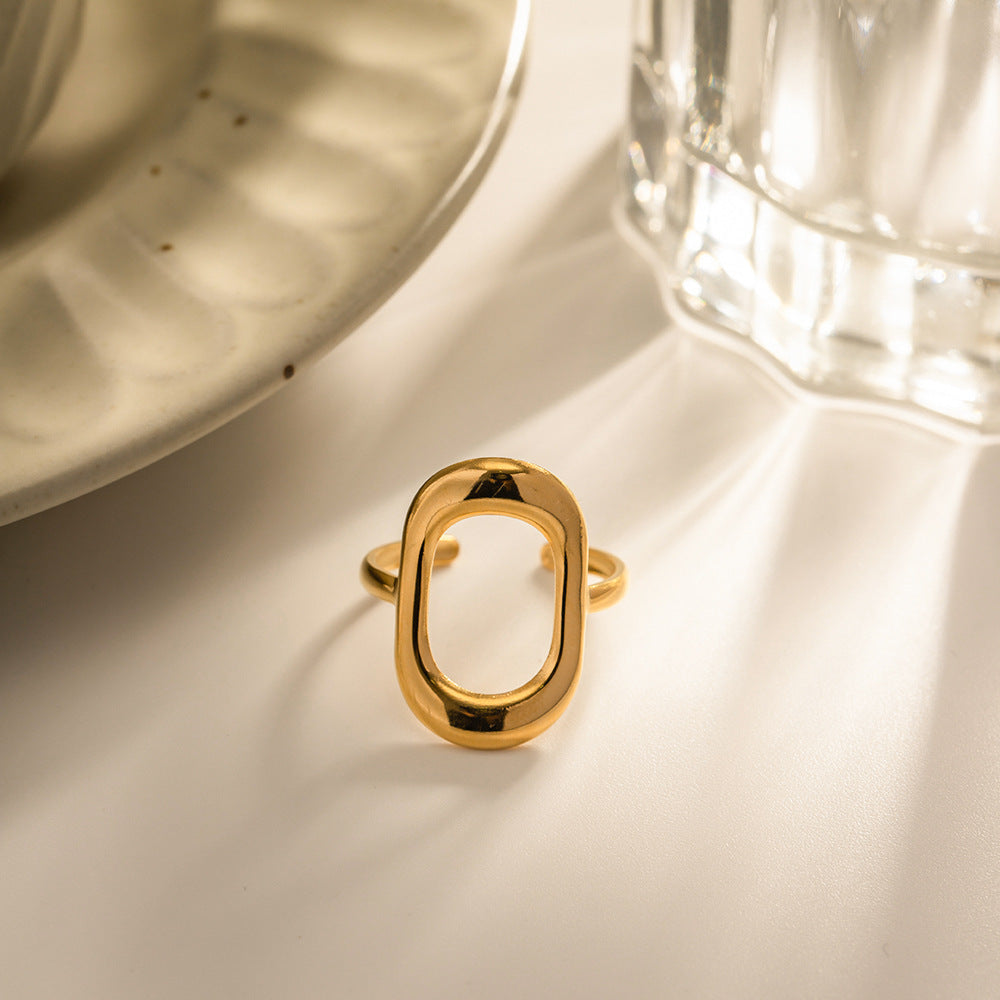 Goldener Hohlring