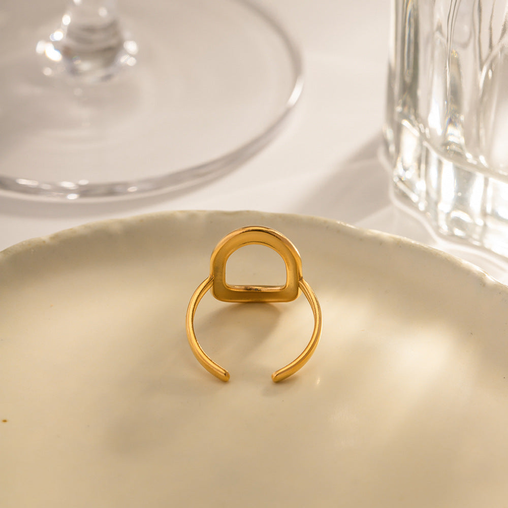 Goldener Hohlring