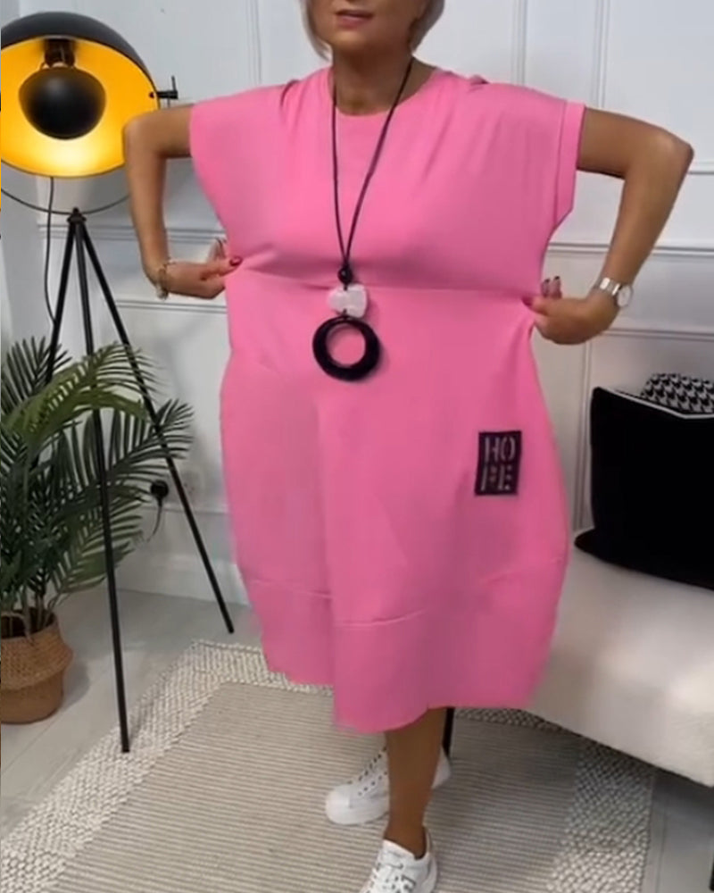 Aria™ - Stilvolles kurzärmliges Kleid 