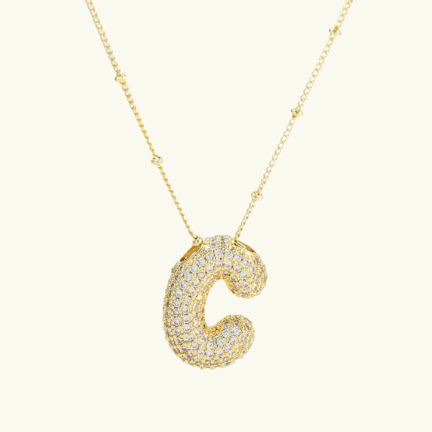 Bubble Letter Necklace