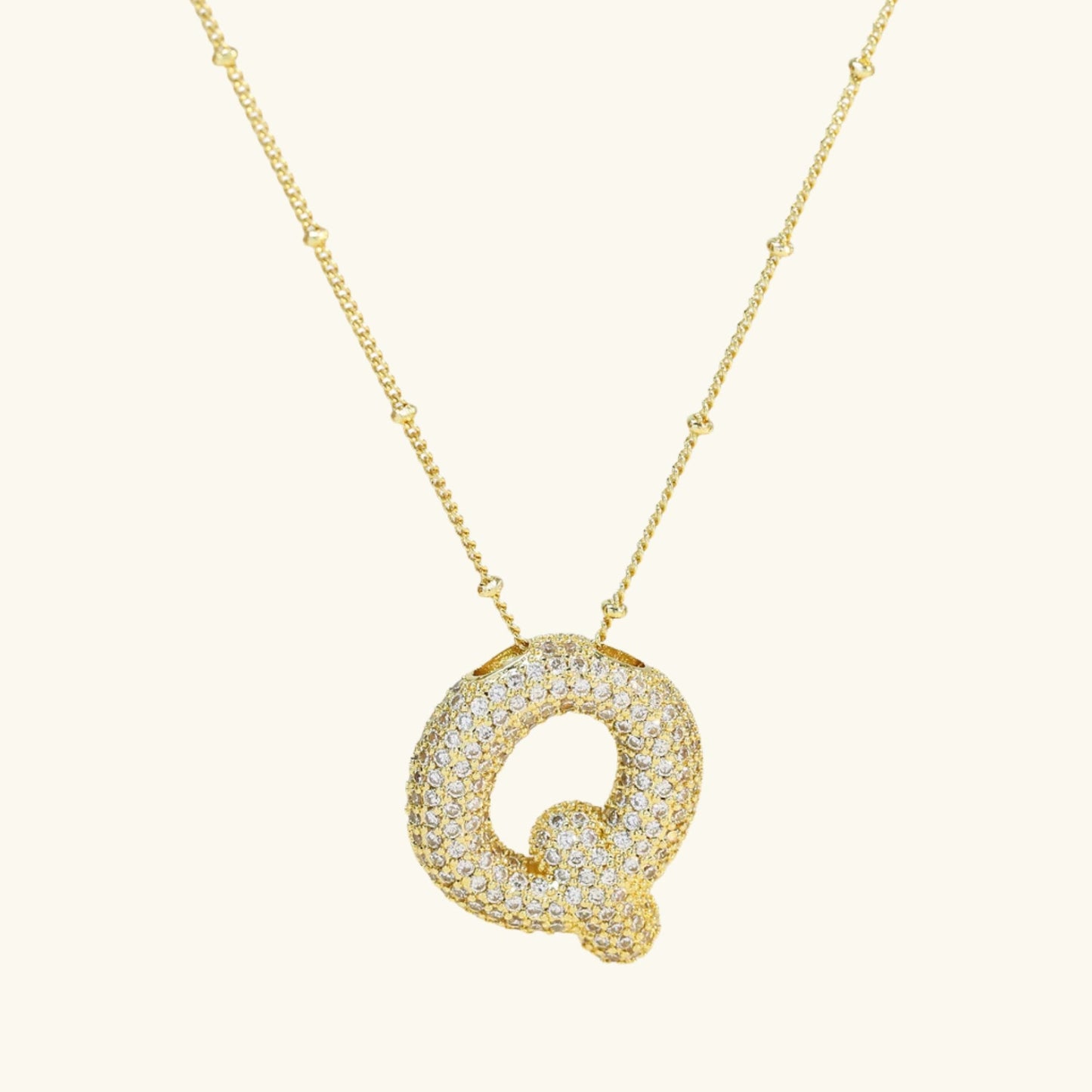 Bubble Letter Necklace